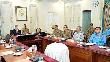 Sahabaj Sarif Pakistan PM Meeting to retaliate Indian force against operation Sindoor